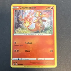 Pokemon Charmander SWSH092 SWSH Promo Holo Basic 70 HP Sword & Shield - Image 1