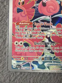 Flamigo 227/193 Illustration Rare Pokemon TCGScarlet & Violet Paldea Evolved - Image 2
