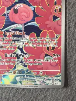 Flamigo 227/193 Illustration Rare Pokemon TCGScarlet & Violet Paldea Evolved - Image 5