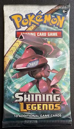 Pokemon TCG 2017 Shining Legends Booster Pack - Genesect Artwork New! - Image 1