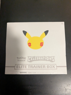 Pokemon TCG: 25th Anniversary Celebrations Elite Trainer Box (2021) 820650809439 - Image 1