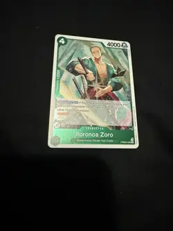 Bandai Roronoa Zoro PRB02-006 One Piece CCG Character 4000 Power SR Holo - Image 2