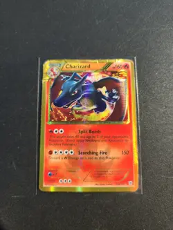 Pokemon Charizard 136/135 Plasma Storm Secret Rare Holo Card 2012 DMG - Image 1