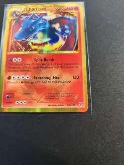 Pokemon Charizard 136/135 Plasma Storm Secret Rare Holo Card 2012 DMG - Image 4