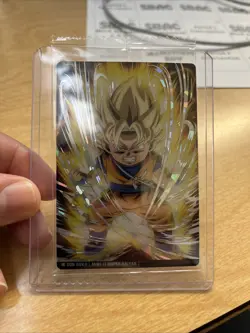 5-08 SEC Son Goku Mini DAIMA Dragon Ball Itajaga Secret Rare Trading Card sealed - Image 1