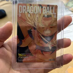 5-08 SEC Son Goku Mini DAIMA Dragon Ball Itajaga Secret Rare Trading Card sealed - Image 2