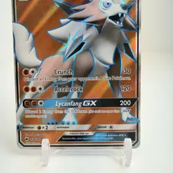 Pokemon TCG Lycanroc GX Full Art Ultra Rare Card Burning Shadows Holo 136/147 - Image 4