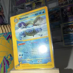 Pokemon Blastoise Expedition Base Set Rare 100 HP Stage 2 Card 37/165 Jet Stream - Image 2