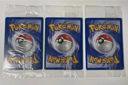 POKEMON Vintage Legendary Birds Black Star Promo Cards Sealed Set Of 3 Packs - Image 2