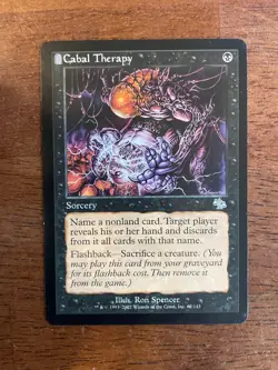 MTG Cabal Therapy - Torment NM - Image 1