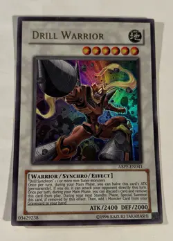 Yugioh Drill Warrior ABPF-EN041 - Ultra - Unlimited - LP - Image 1