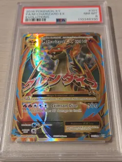 Pokemon XY Evolutions Holo 2016 M Charizard EX Full Art #101/108 PSA 8 - Image 2