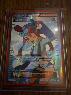 Pokemon Skyla Full Art Ultra Rare Trainer Card Boundaries Crossed 149/149 NM/LP - Image 3