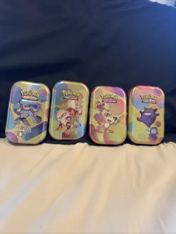 Sam’s Club Pokemon 151 4 Mini Tins & Promos Scarlet & Violet S&V MEW - No Packs - Image 2