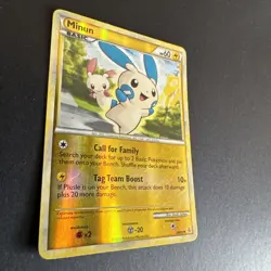 Pokemon TCG Minun Uncommon Reverse Holo Unleashed 34/95 - Image 3