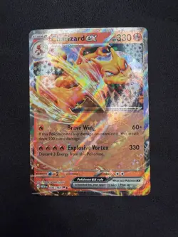Pokemon TCG Charizard EX 006/165 Scarlet & Violet 151 Double Rare - Image 1