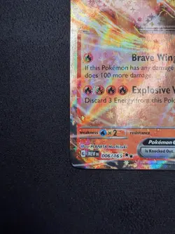Pokemon TCG Charizard EX 006/165 Scarlet & Violet 151 Double Rare - Image 5