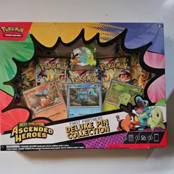 Pokemon Mega Evolution–Ascended Heroes First Partners Deluxe Pin Collection Box - Image 1