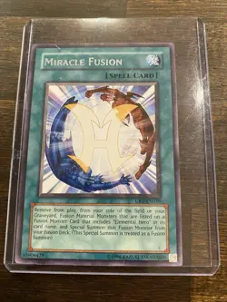 Played Miracle Fusion Yu-Gi-Oh! Spell Card - Image 1
