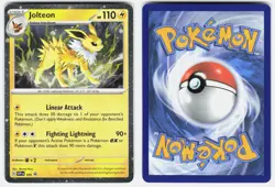 Jolteon (Cosmos Holo) 169 Holo Rare Scarlet & Violet Promo Pokemon Near Mint - Image 1