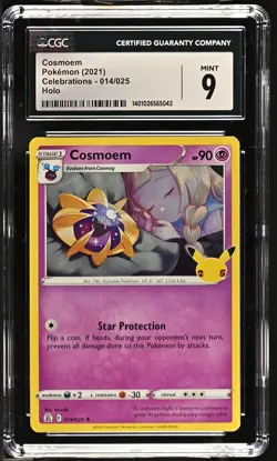 Cosmoem Pokemon 2021 English Celebrations 014/025 Holo - CGC 9 - Image 1