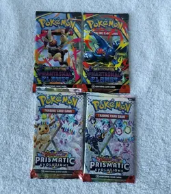 Pokemon Phantasmal Flames X2/Prismatic Evolutions Booster Pack X2 - Image 1