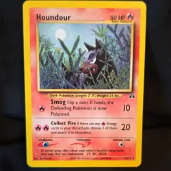 The Pokemon Company Houndour 24/75 Neo Discovery Rare Unlimited Regular English - Image 1