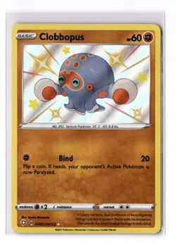 Clobbopus - SV072/SV122 SWSH Shining Fates Shiny Holo Rare - NM - POKEMON TCG - Image 1