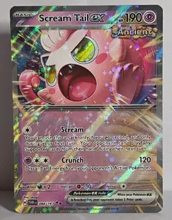Scream Tail ex 094/167 Twilight Masquerade Double Rare Holo Pokemon TCG NM-LP - Image 1