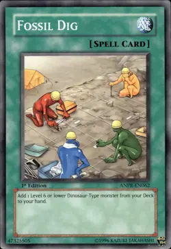 Fossil Dig - 1st Edition ANPR-EN062 - NM - YuGiOh - Image 1