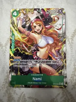 One Piece CCG Nami OP14-031 Super Rare Foil New EN - Image 2
