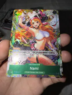 One Piece CCG Nami OP14-031 Super Rare Foil New EN - Image 3