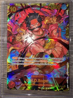 Gol D. Roger Secret Rare OP09-118 One Piece TCG English SEC - Image 1