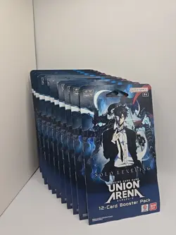 Union Arena Solo Leveling Sleeved Booster Blister Pack Lot Of 10 English Sealed - Image 1