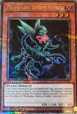 Predaplant Ophrys Scorpio MP24-EN041 Quarter Century Secret Rare Yugioh TCG Card - Image 1