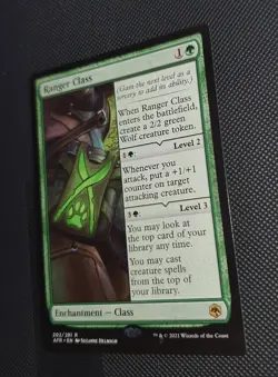 MTG Adventures in the Forgotten Realms Rare RANGER CLASS NM - Image 1