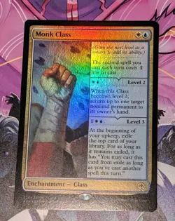 MTG *FOIL * Adventures in the Forgotten Realms Rare MONK CLASS NM - Image 1