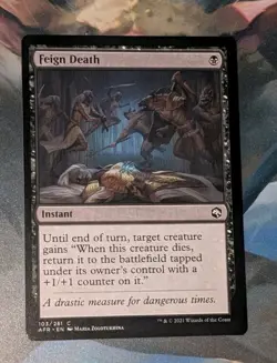 MTG Adventures in the Forgotten Realms Common FEIGN DEATH NM - Image 1