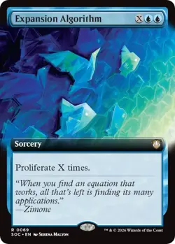 Expansion Algorithm (Extended Art) #69 NM Commander: Secrets of Strixhaven NM - Image 1