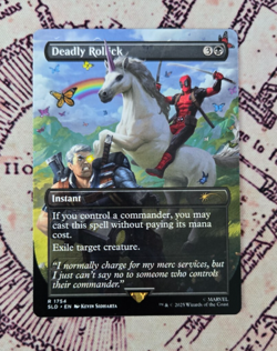 MTG Deadly Rolick Deadpool Secret Lair NM - Image 1