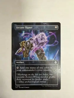 1xMTG Arcane Signet (Borderless)-Commander: the Lost Caverns of Ixalan-LP - Image 1