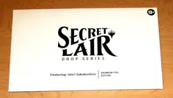 SECRET LAIR x DROP SERIES - IMIRI SAKABASHIRA - RAINBOW FOIL - Image 1