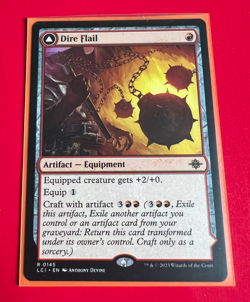 MTG - Dire Flail - Lost Caverns of Ixalan - Image 1