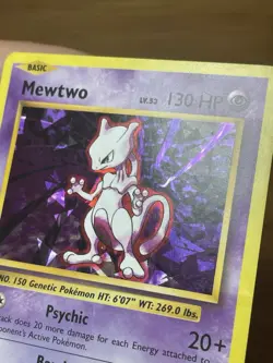 Pokemon Mewtwo TCG Evolutions 51/108 Cracked Ice Holo Promo Card LP - Image 3