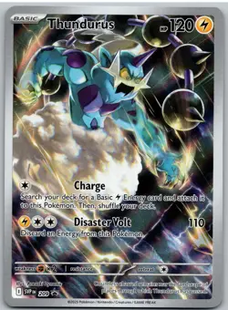 Thundurus 209 Holo Promo Scarlet & Violet Promo Pokemon NM - Image 1
