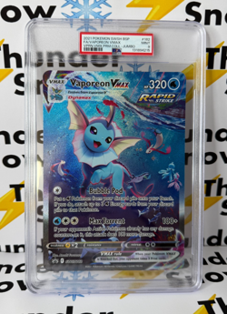2021 Pokemon Black Star Jumbo Promo 182 VAPOREON VMAX Premium Collection PSA - Image 1