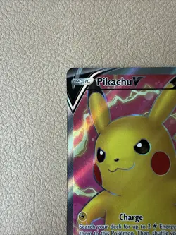 Pikachu V 170/185 Vivid Voltage- NM Ultra Rare Full Art Pokemon Card - Image 2