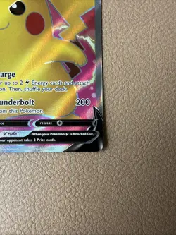 Pikachu V 170/185 Vivid Voltage- NM Ultra Rare Full Art Pokemon Card - Image 4
