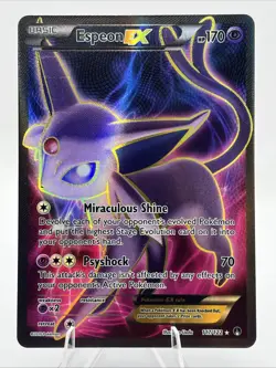 Espeon EX 117/122 Breakpoint Rare Full Art Pokemon Card 2016 Vintage Rare NM - Image 1