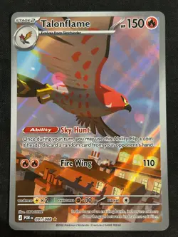 Talonflame 091/088 Illustration Rare Pokemon Perfect Order ME03 NM - Image 1